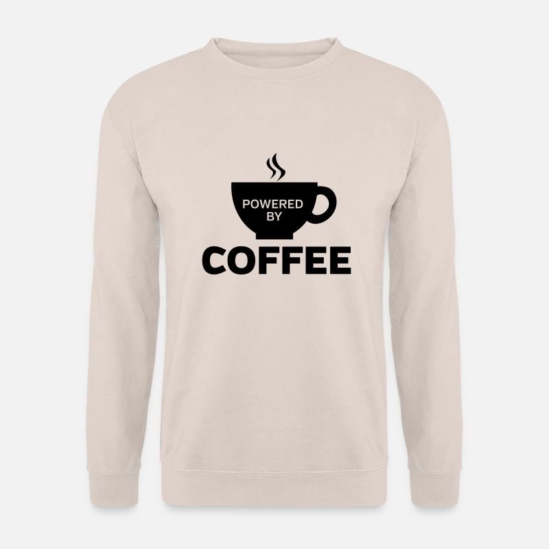 Powered By Coffee - Unisex Pullover - Sand