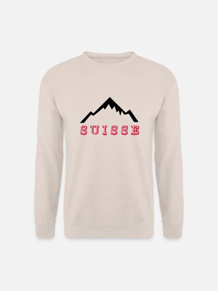 Mount Blanc - Suisse - Unisex Sweatshirt - sand