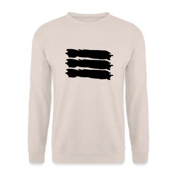 deutschland - Unisex Pullover - Sand - Vorne - Alina (178cm) & Michal (187cm)