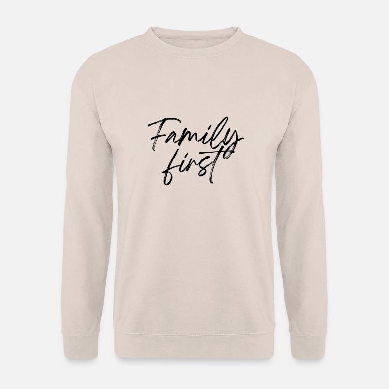 Family first - Unisex Pullover - Sand