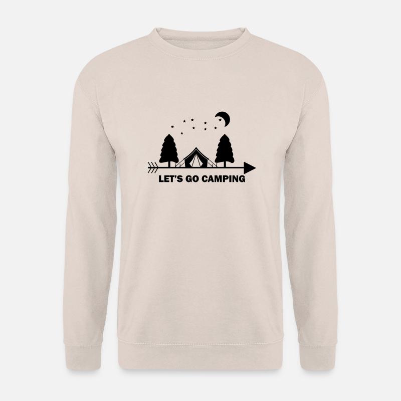 Camping Wohnmobil Wohnwagen lustiger Spruch - Unisex Pullover - Sand