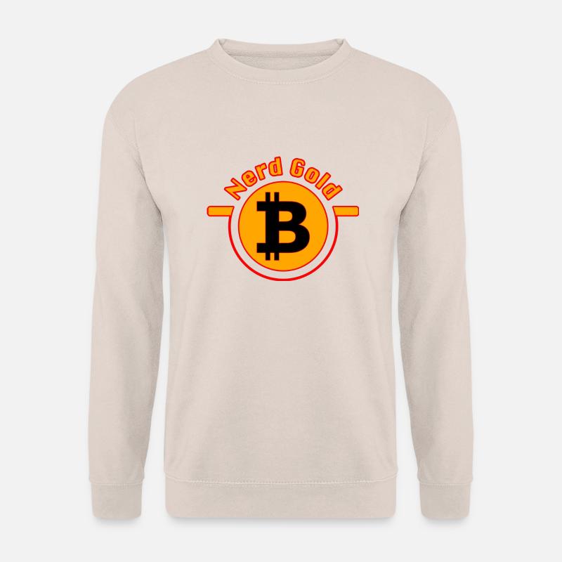 Bitcoin - Nerd Gold - Unisex Sweatshirt - sand