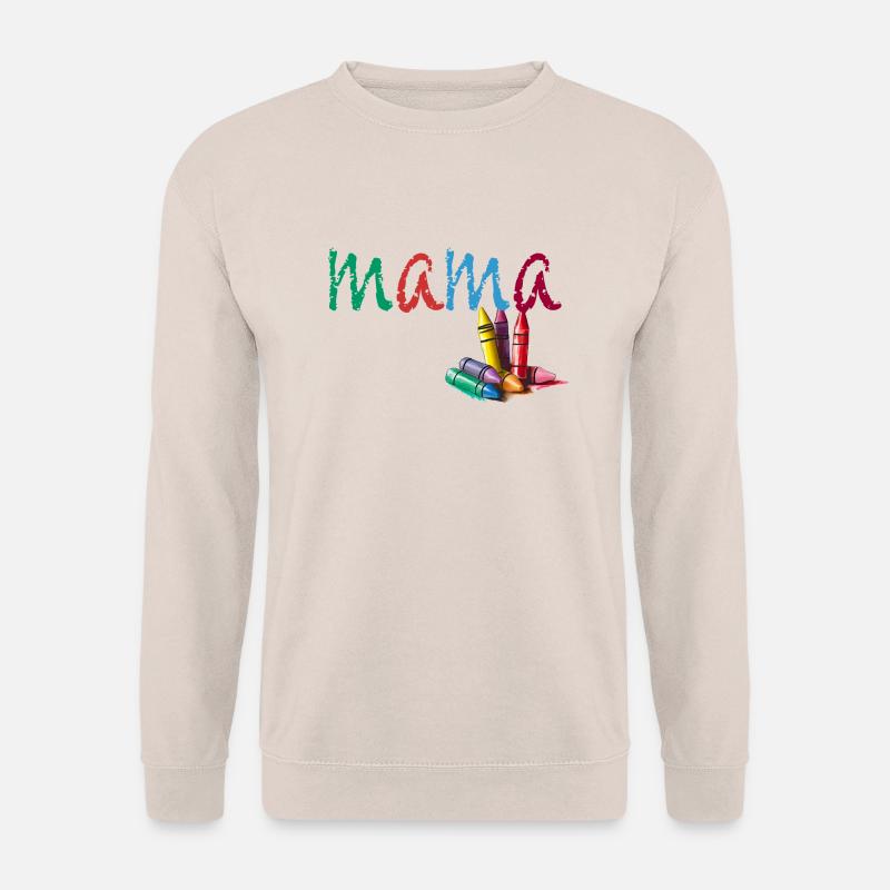 Mama - Kreide bunt - Unisex Pullover - Sand