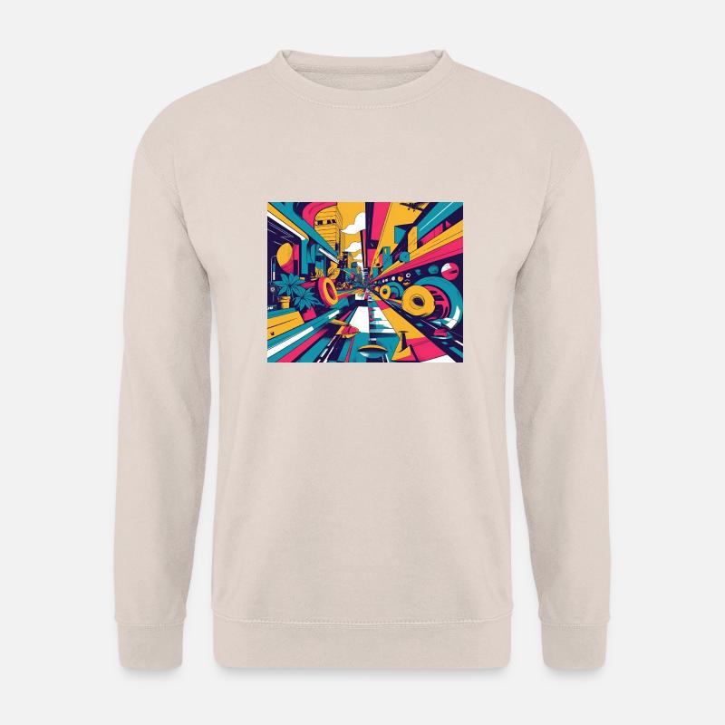 Optische Täuschung - Unisex Pullover - Sand