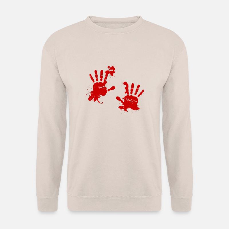 Blutige Hände - Unisex Pullover - Sand