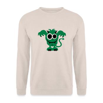 Monstre - Sweat-shirt Unisexe - sable - Devant - Alina (178cm) & Michal (187cm)