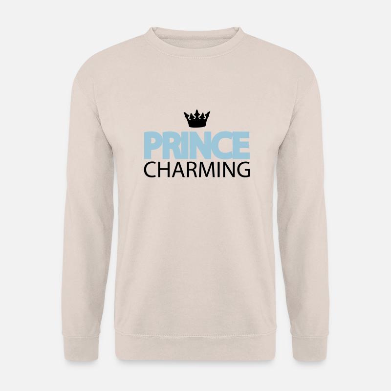 prince_charming prinz charmant krone - Unisex Pullover - Sand