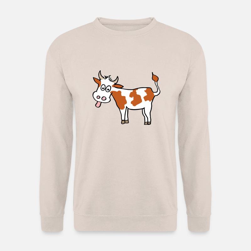 lustige Kuh - Unisex Pullover - Sand