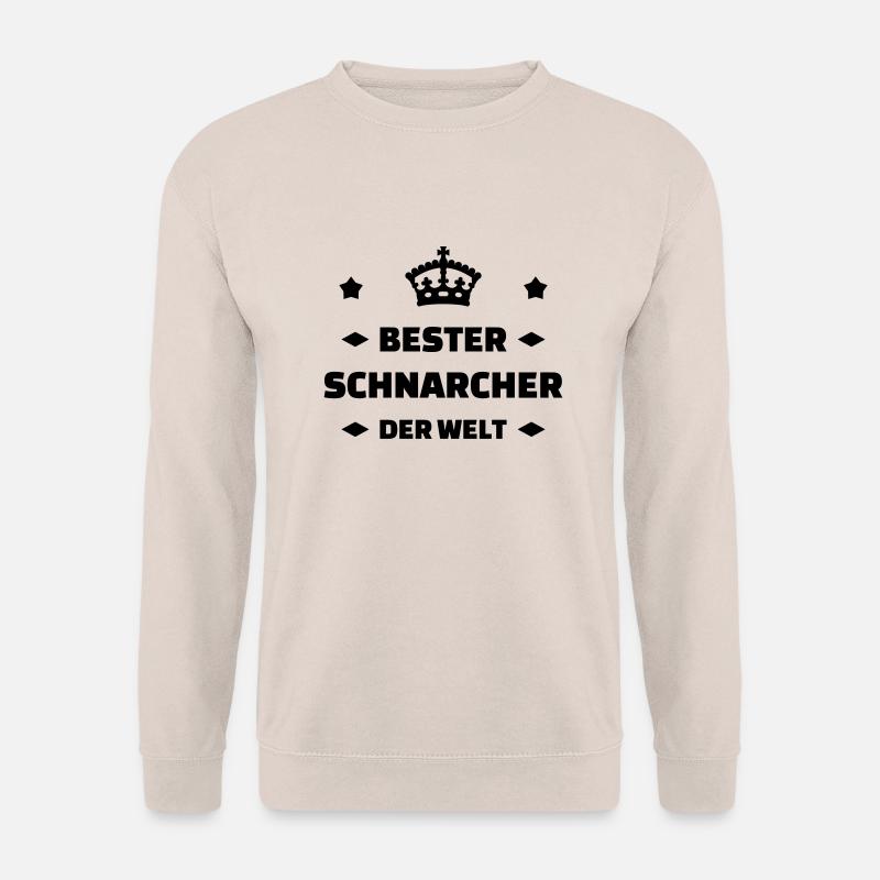 Schnarchen / Schnarcher / Schlaf / Schnarcherin - Unisex Pullover - Sand