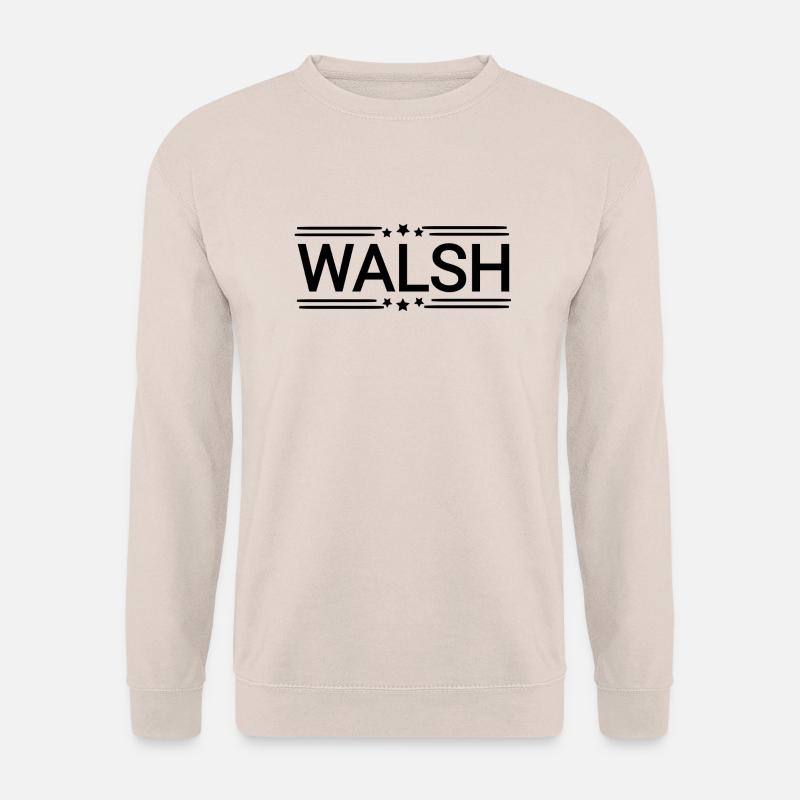 Walsh name - Unisex Pullover - Sand