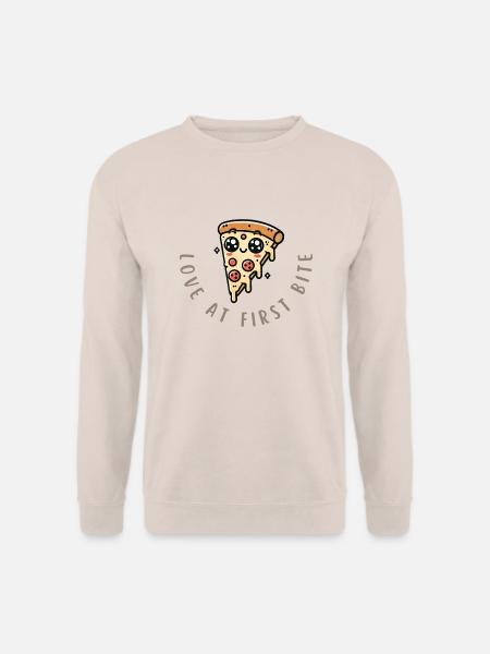 Melted Perfection – Pizza Lovers Unite! - Unisex Pullover - Sand