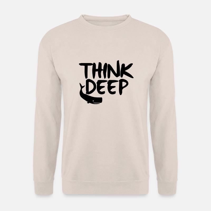 think deep - Unisex Pullover - Sand