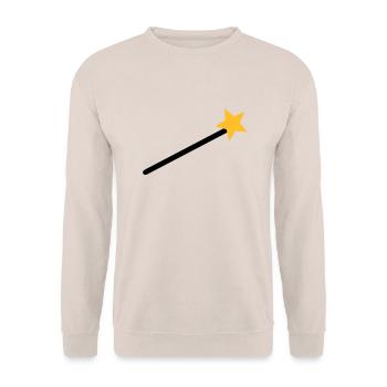 Zauberer - Unisex Pullover - Sand - Vorne - Alina (178cm) & Michal (187cm)