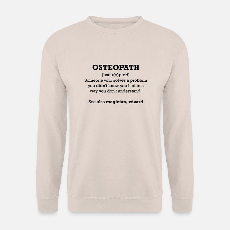 Osteopath - wizard - Unisex Sweatshirt - sand