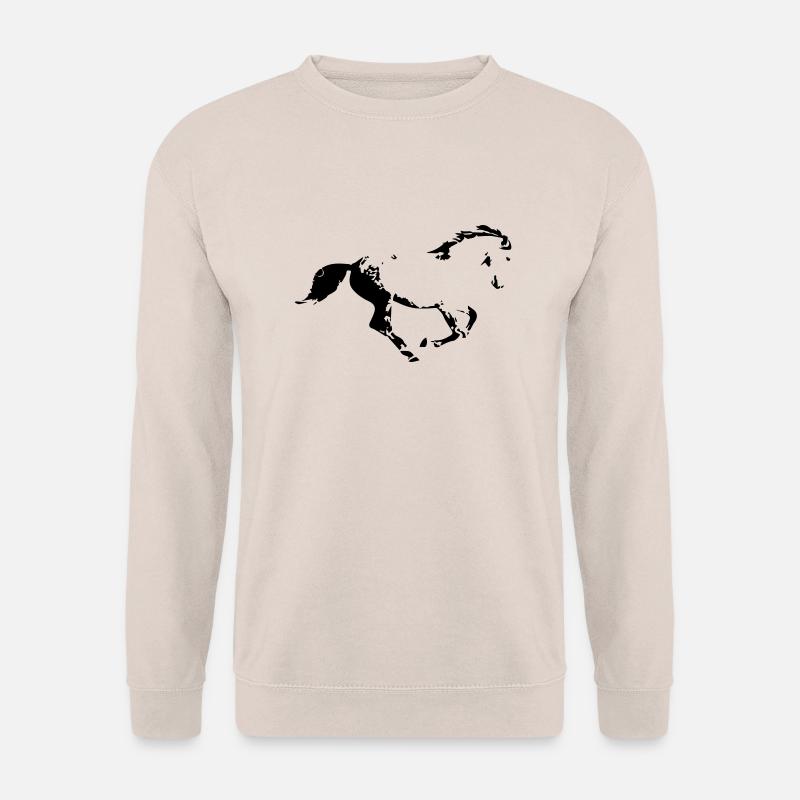 pferd - Unisex Pullover - Sand
