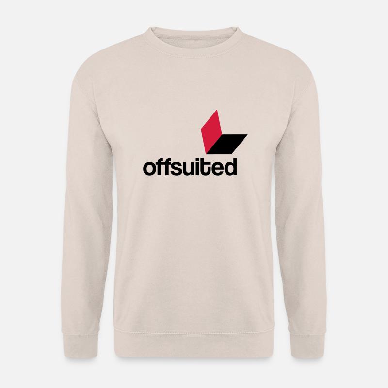offsuited logo schwarz - Unisex Pullover - Sand