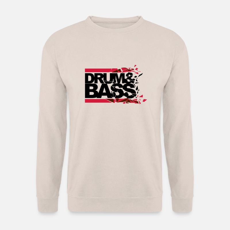 Drum 'n' Bass shattered - Unisex Pullover - Sand