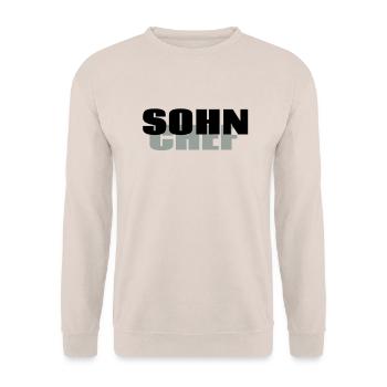 Sohn Chef - Unisex Pullover - Sand - Vorne - Alina (178cm) & Michal (187cm)