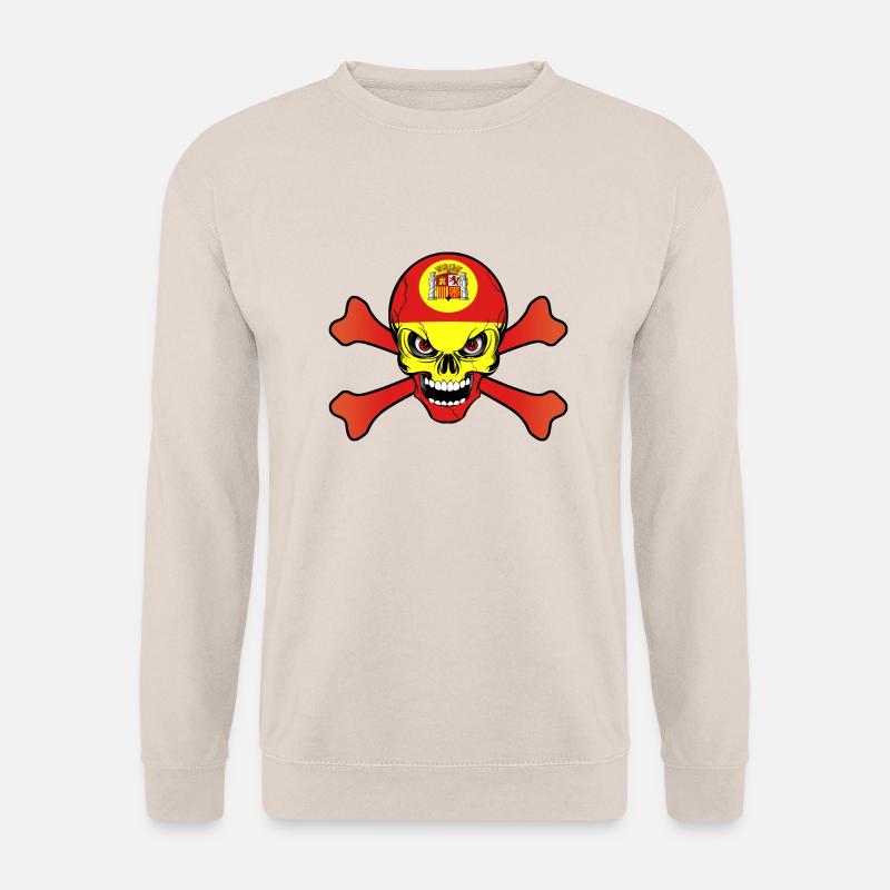 spanien Schädel - Unisex Pullover - Sand