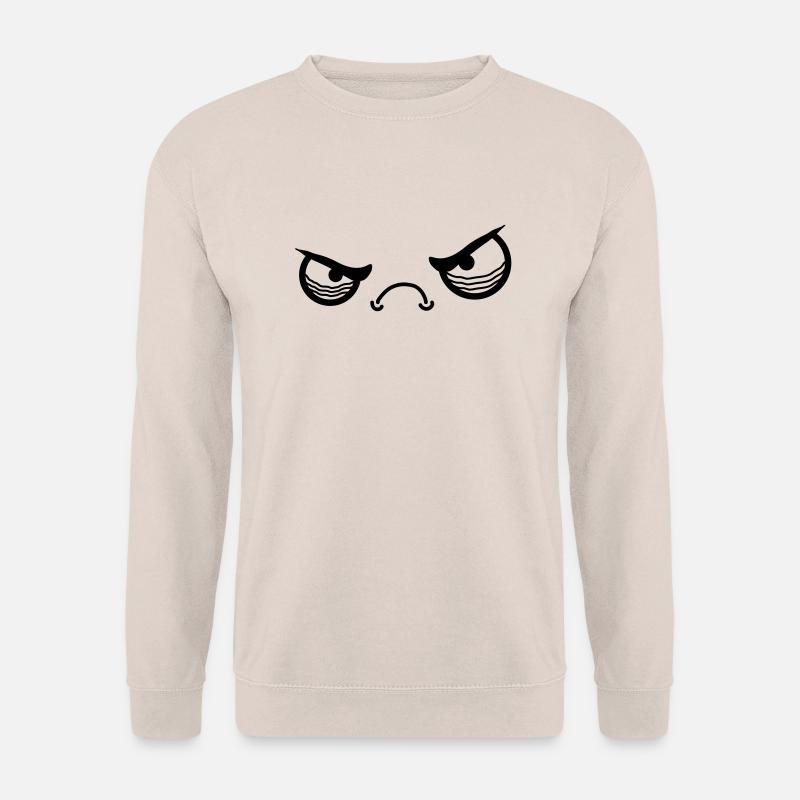Angry Face - Unisex Pullover - Sand