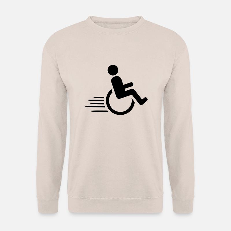 Rollstuhl - Unisex Pullover - Sand