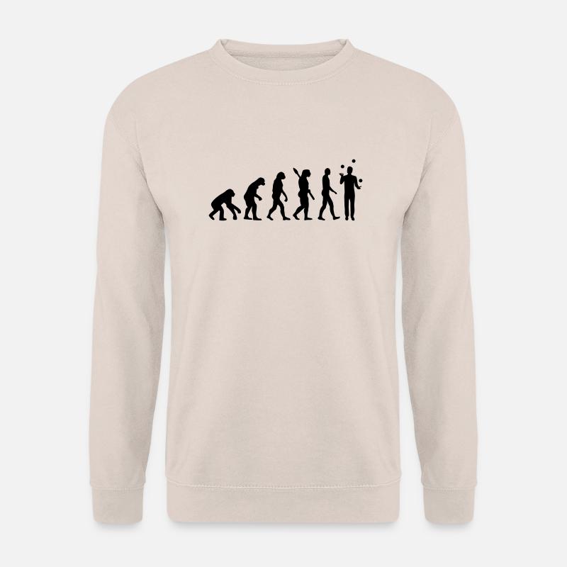 Evolution Juggling - Unisex Sweatshirt - sand