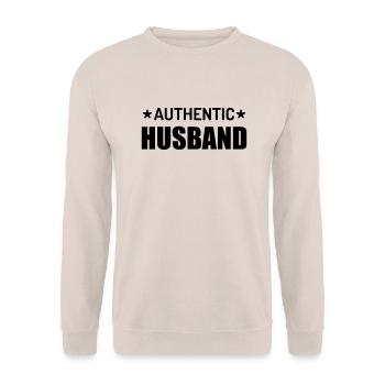 Amour / Saint Valentin / Coeur / Bébé / Love - Sweat-shirt Unisexe - sable - Devant - Alina (178cm) & Michal (187cm)