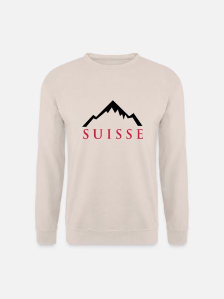 Swiss Alps - Unisex Pullover - Sand