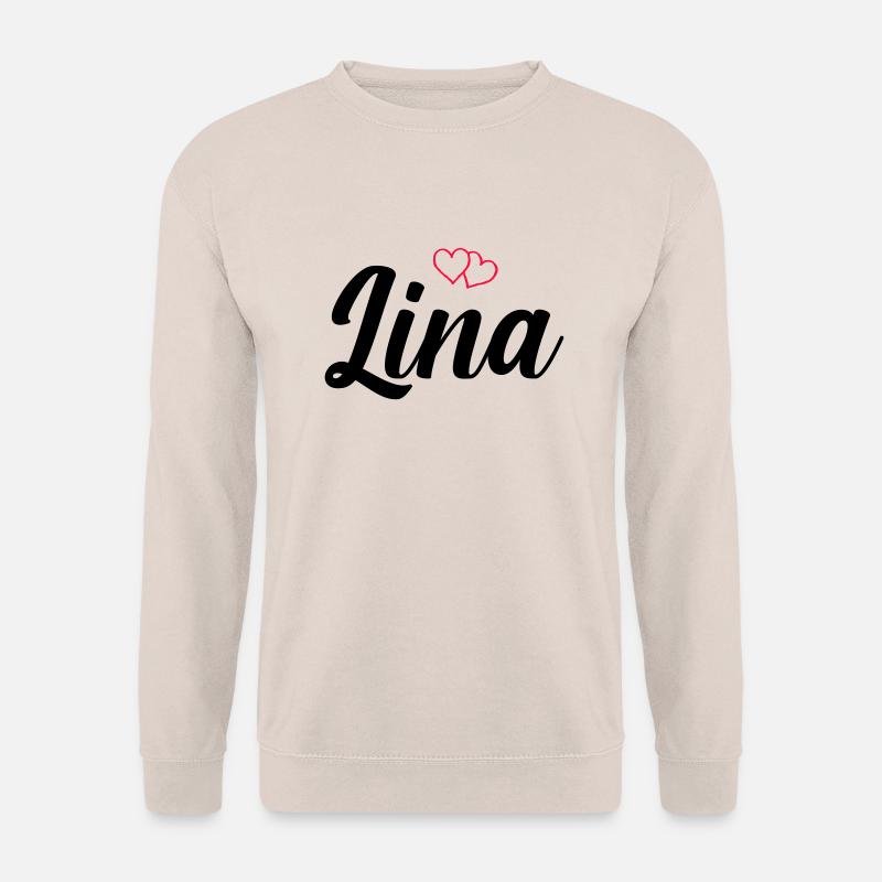 lina name - Unisex Pullover - Sand