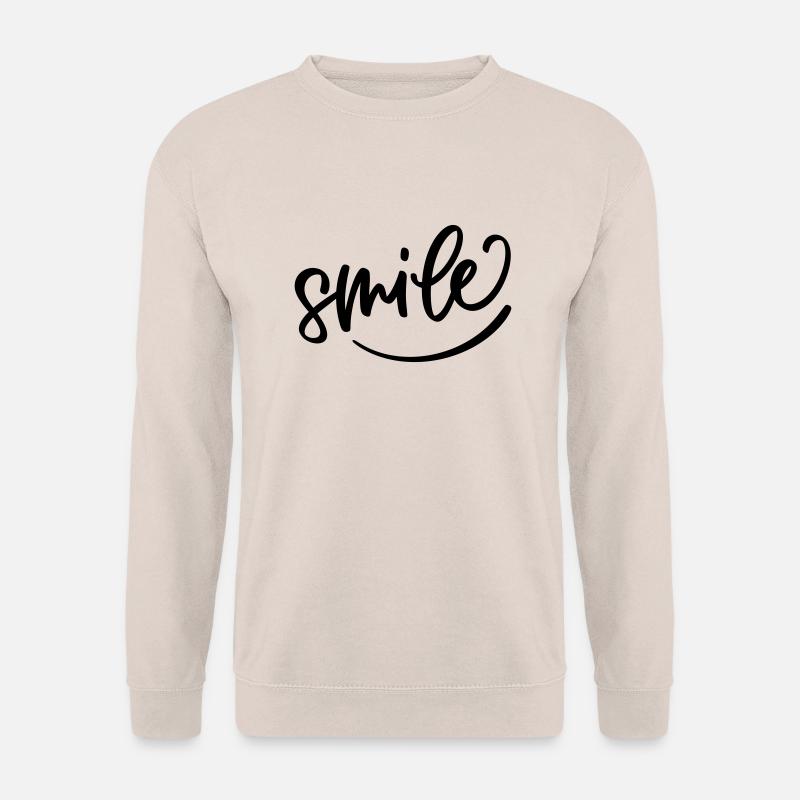 smile - Unisex Pullover - Sand