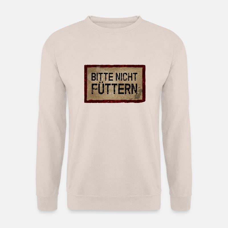 Bittte nicht füttern - Unisex Pullover - Sand