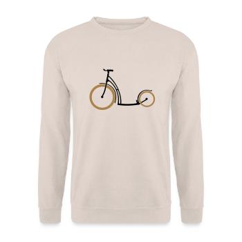 Scooter two colors - Unisex Sweatshirt - sand - Front - Alina (178cm) & Michal (187cm)