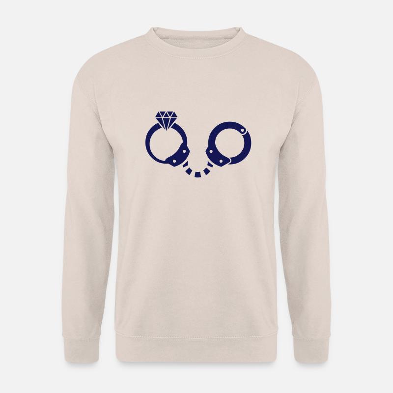 Bachelor Party / Icon Ring & Handcuff - Unisex Pullover - Sand