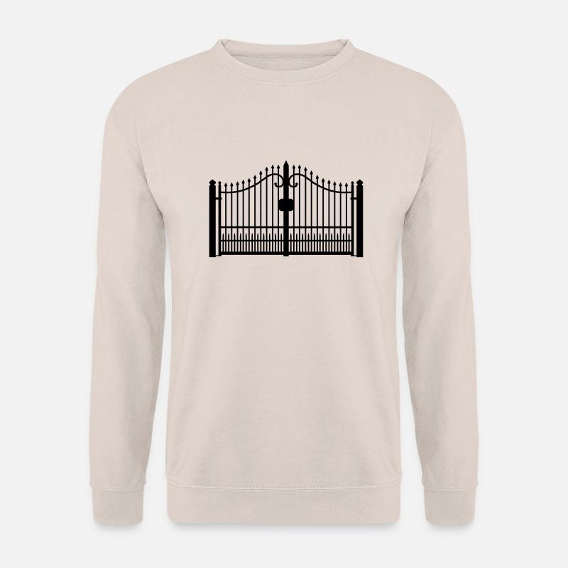 wrought iron gate_c1 - Unisex Sweatshirt - sand