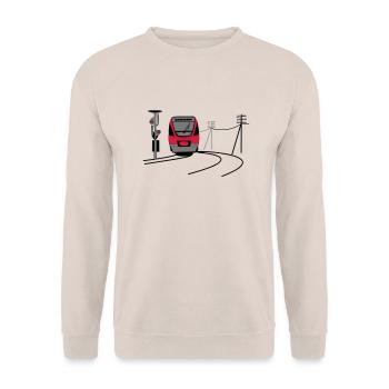 bahn - Sweat-shirt Unisexe - sable - Devant - Alina (178cm) & Michal (187cm)