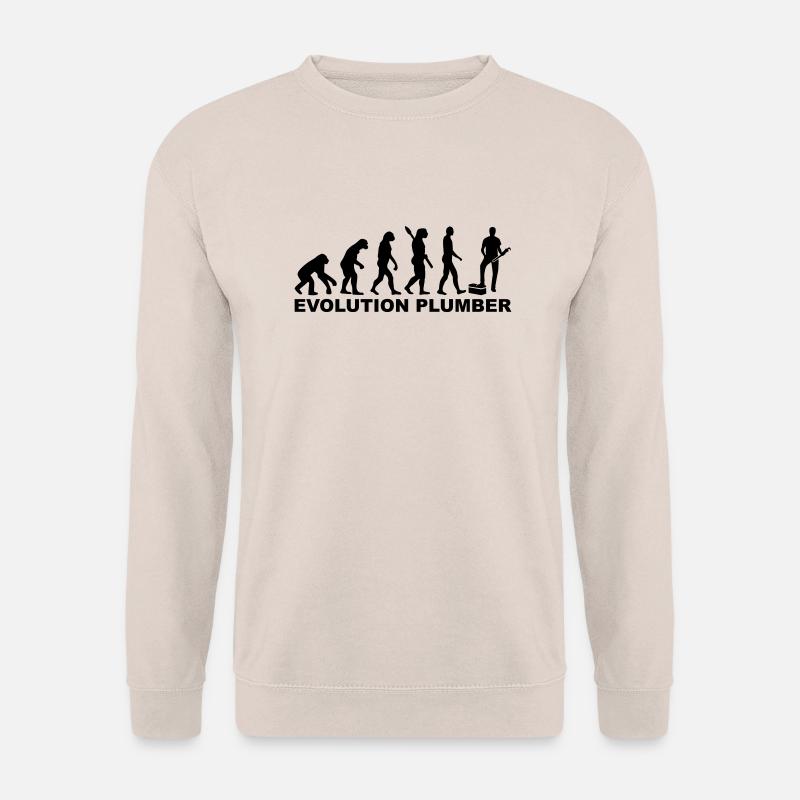 Evolution Plumber - Unisex Sweatshirt - sand