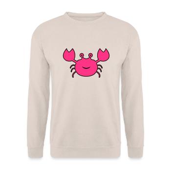 krabbe02 - Sweat-shirt Unisexe - sable - Devant - Alina (178cm) & Michal (187cm)
