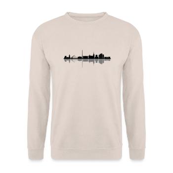 Skyline - Dublin - Unisex Pullover - Sand - Vorne - Alina (178cm) & Michal (187cm)