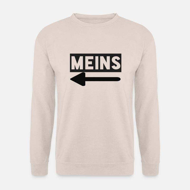 MEINS - Pärchen Pfeil - Unisex Pullover - Sand