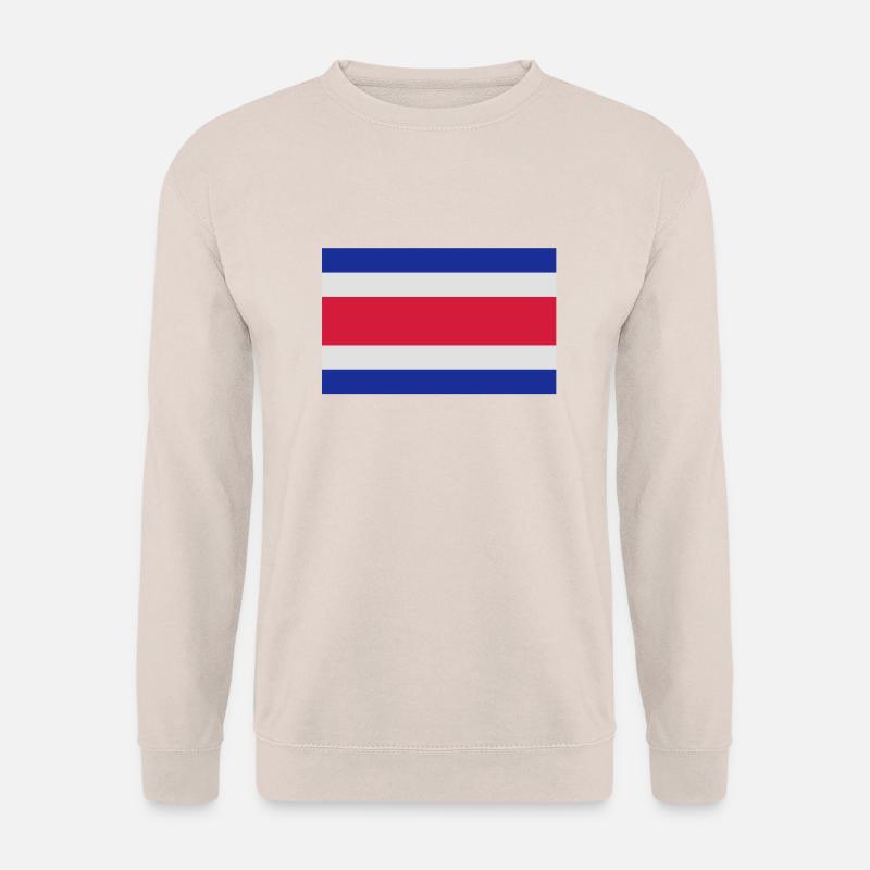 drapeau_costa_rica - Unisex Pullover - Sand