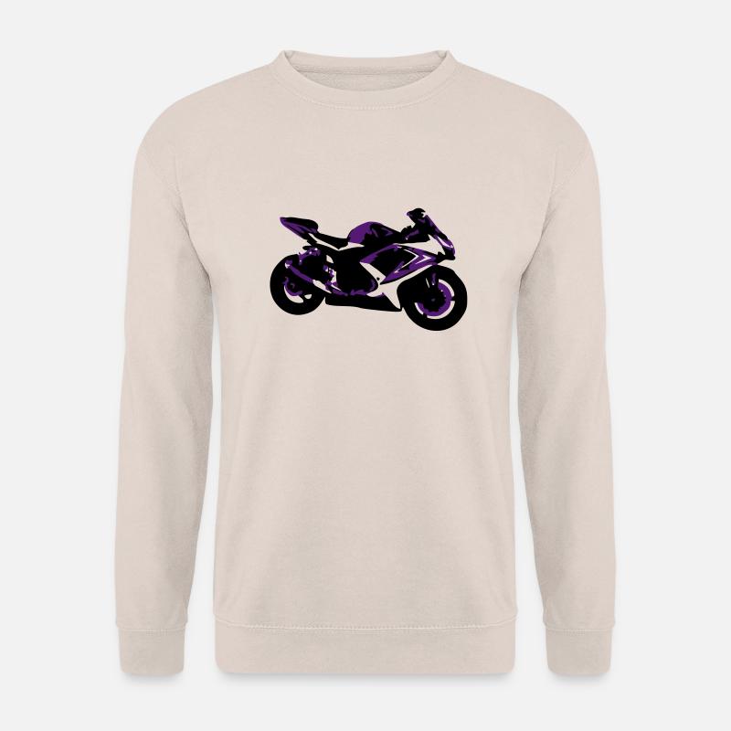 Motorrad - Rennmaschine - Racing - Unisex Pullover - Sand