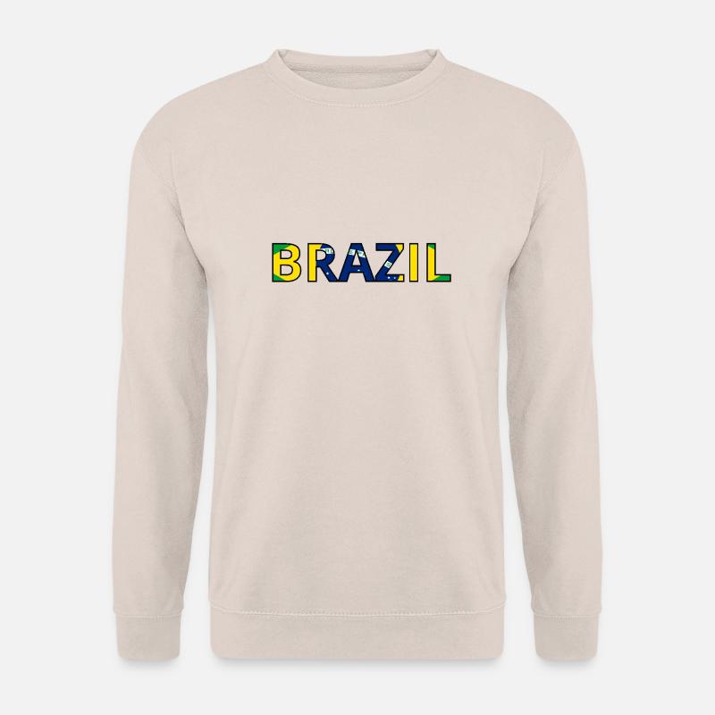 Brasilien Flagge - Unisex Pullover - Sand