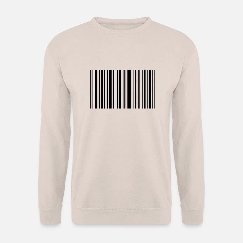 Blanko Barcode - Unisex Pullover - Sand