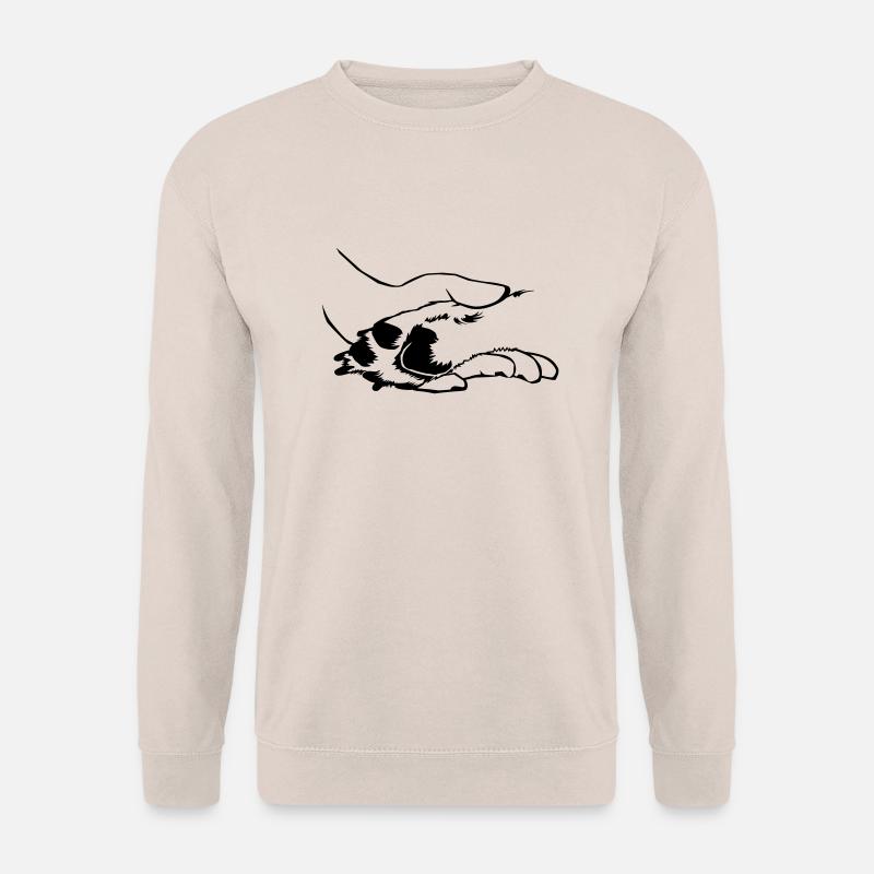 Hund in Hand - Unisex Pullover - Sand