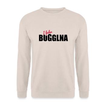 Buggl na - Unisex Pullover - Sand - Vorne - Alina (178cm) & Michal (187cm)