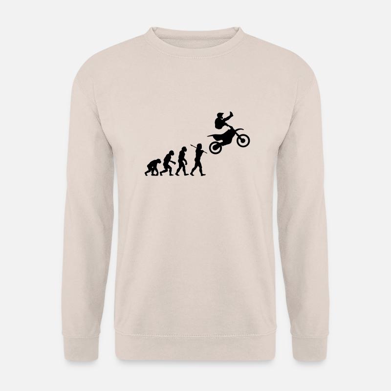 MX Freestyle Motocross Evolution - Unisex Sweatshirt - sand