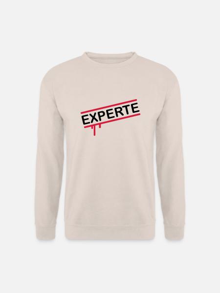 experte_1_f2 - Unisex Pullover - Sand