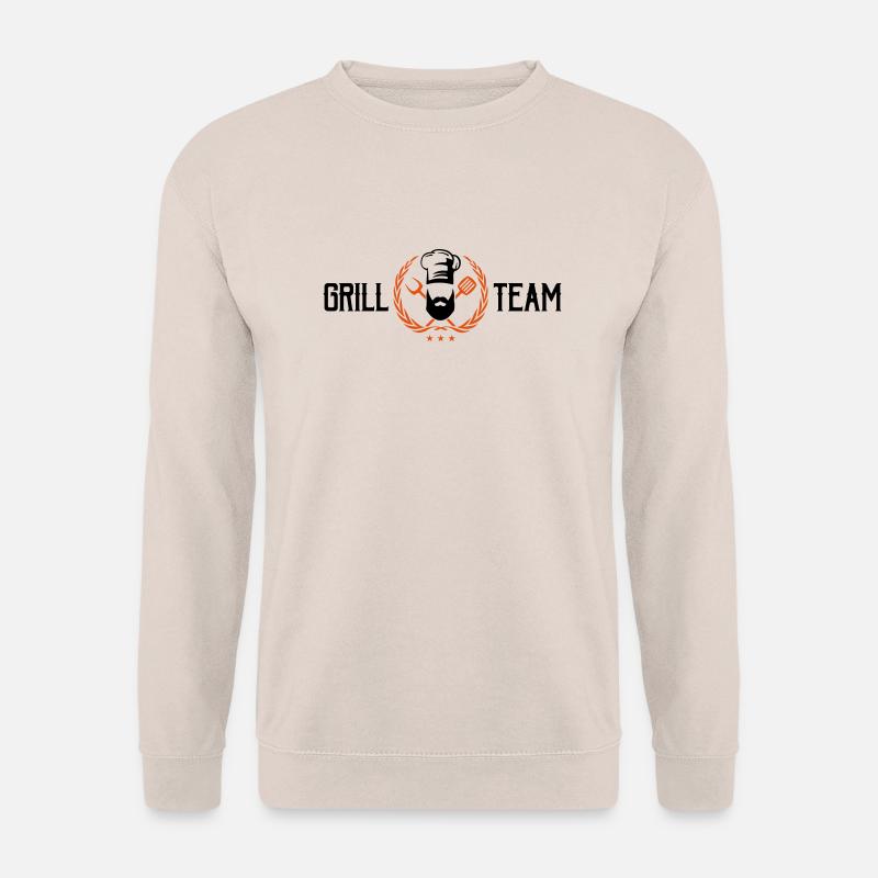 grill team design - Unisex Pullover - Sand