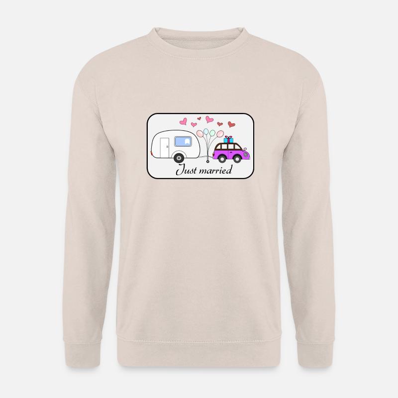 Just married - Unisex Pullover - Sand