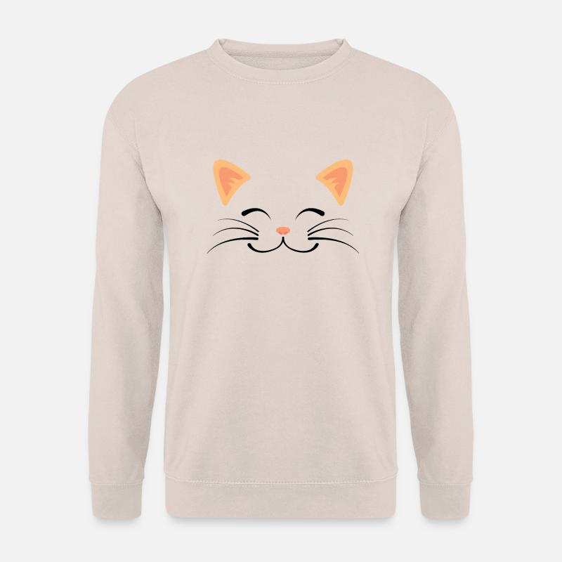 Cat Face - Unisex Pullover - Sand